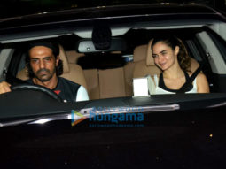 Arjun Rampal and Gabriella Demetriades spotted at Turf Park in Bandra