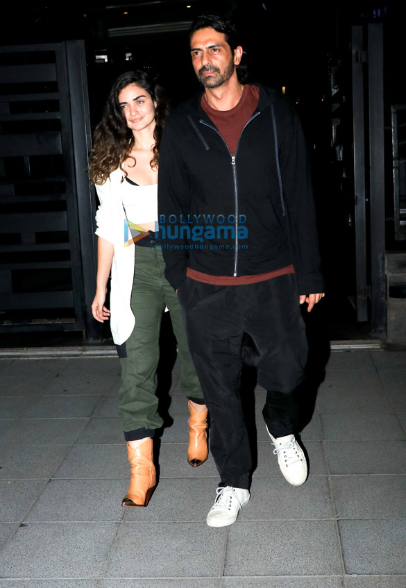 arjun rampal and gabriella demetriades spotted at yauatcha in bkc 2