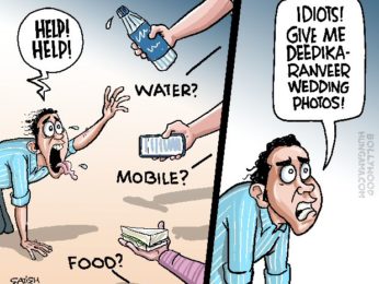 Bollywood Toons: Deepika Padukone – Ranveer Singh get married!