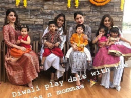 Cutiepies Taimur Ali Khan and Inaaya Kemmu are in festive mood with mommies Kareena Kapoor Khan and Soha Ali Khan (see pic)