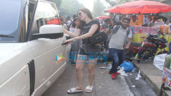 Giorgia Andriani snapped in Bandra