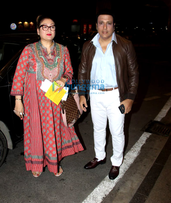 Warina Hussain, Govinda, Ihana Dhillon and others snapped at the airport Warina Hussain, Govinda, Ihana Dhillon and others snapped at the airport