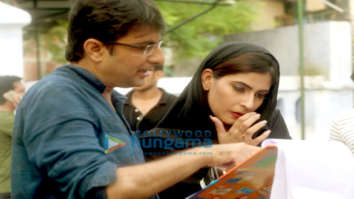 On The Sets Of The Movie Hotel Milan