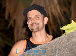 Hrithik Roshan snapped at his residence