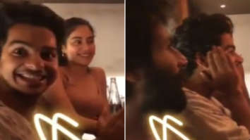 WATCH: Ishaan Khatter can’t stop grinning on his 23rd birthday with Shahid Kapoor, Mira Rajput and Janhvi Kapoor