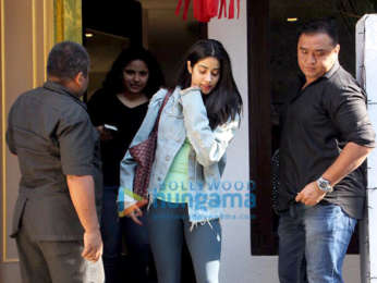 Janhvi Kapoor snapped at Manish Malhotra's store