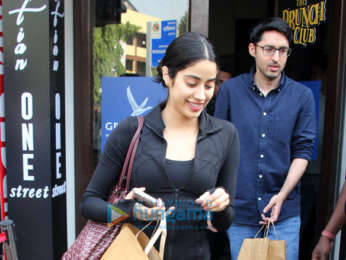 Janhvi Kapoor spotted at Bastian in Bandra