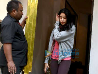Janhvi Kapoor spotted at Manish Malhotra's store in Bandra