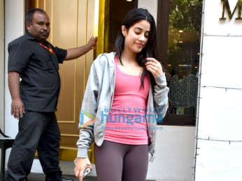 Janhvi Kapoor spotted at Manish Malhotra's store in Bandra