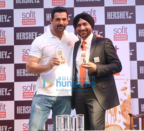 John Abraham graces the launch of Sofit Protein Cookies