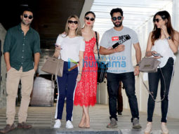 Kareena Kapoor Khan, Riddhima Kapoor Sahani, Aadhar Jain and Armaan Jain spotted at Hakkasan in Bandra