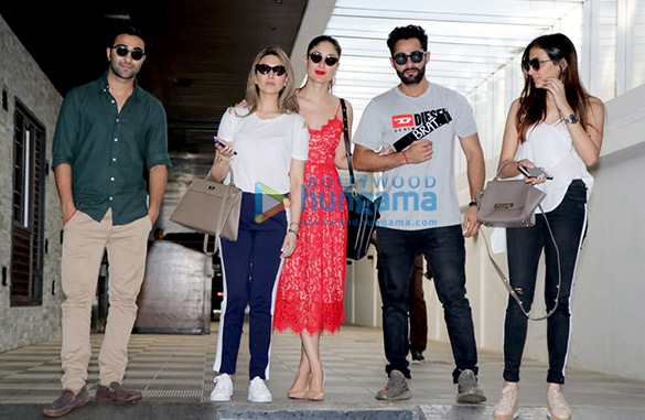 Kareena Kapoor Khan, Riddhima Kapoor Sahani, Aadhar Jain and Armaan Jain spotted at Hakkasan in Bandra