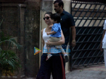 Kareena Kapoor Khan, Saif Ali Khan and Taimur Ali Khan spotted in Bandra