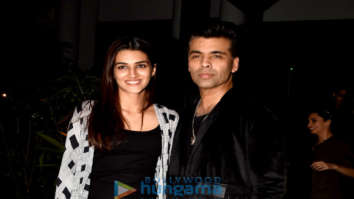 Kriti Sanon, Karan Johar and others spotted after dinner in Bandra