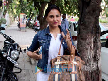 Lara Dutta spotted at Anita Dongre's store in Khar