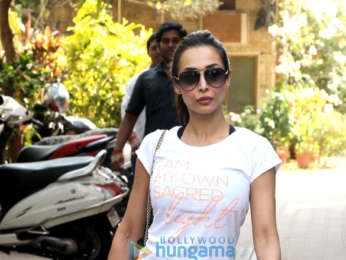 Malaika Arora snapped at Yoga studio