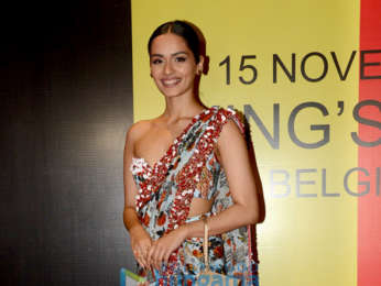 Manushi Chhillar snapped at the Belgian Consulate Red Carpet for the Belgium King Day Celebration