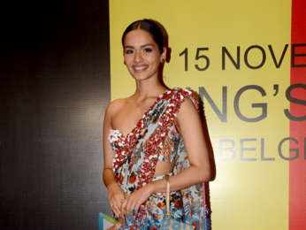 Manushi Chhillar snapped at the Belgian Consulate Red Carpet for the Belgium King Day Celebration