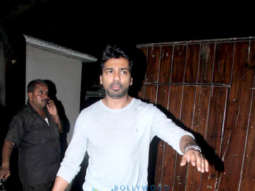 Nikhil Dwivedi and Madhu Mantena snapped at Salman Khan’s residence