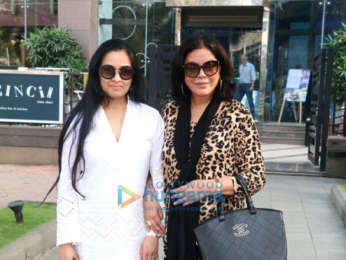 Padmini Kolhapure and Zeenat Aman snapped at Yauatcha, BKC