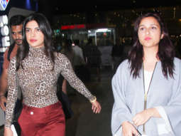 SPOTTED: Priyanka Chopra with Sister Parineeti Chopra at Airport