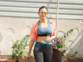 Rakul Preet Singh snapped at the gym