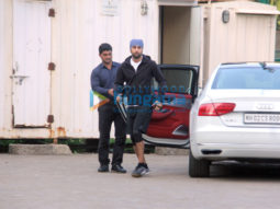 Ranbir Kapoor, Armaan Jain and Aadar Jain snapped during soccer match