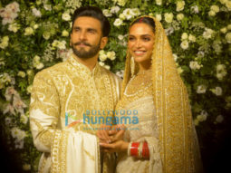 Ranveer Singh and Deepika Padukone arrive at their Mumbai reception