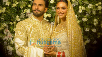 Ranveer Singh and Deepika Padukone arrive at their Mumbai reception