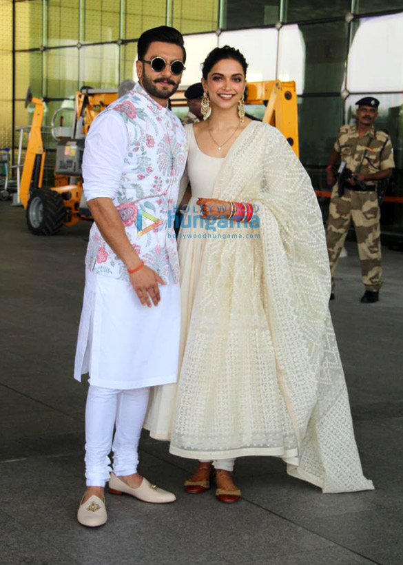 ranveer singh and deepika padukone snapped at the airport 2