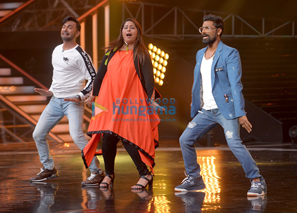 remo dsouza terence lewis and geeta kapur snapped on sets of the show dance plus 4 6