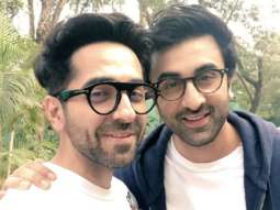 SELFIE ALERT: Ayushmann Khurrana meets his favourite Ranbir Kapoor