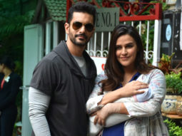 SPOTTED: Neha Dhupia and Angad Bedi with their new born baby Mehr Dhupia