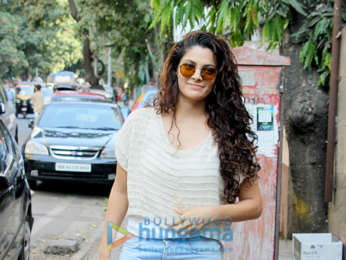 Saiyami Kher snapped at Indigo Delicatessen