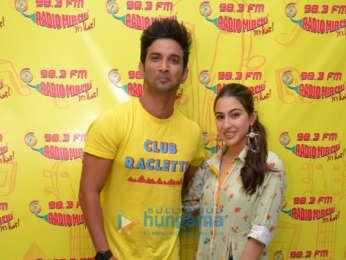Sara Ali Khan and Sushant Singh Rajput promote 'Kedarnath' at 98.3 FM Radio Mirchi