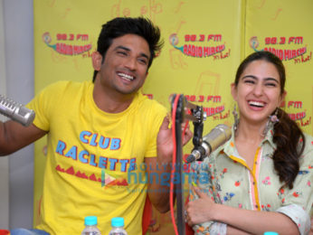 Sara Ali Khan and Sushant Singh Rajput promote 'Kedarnath' at 98.3 FM Radio Mirchi
