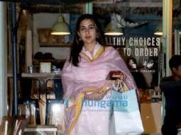 Sara Ali Khan spotted at The Kitchen Garden in Bandra