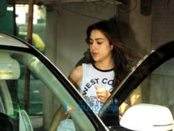 Sara Ali Khan spotted at a gym in Bandra