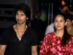 Shahid Kapoor with wife Meera spotted at Bandra BKC