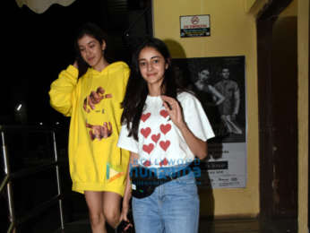 Shanaya Kapoor and Ananya Pandey snapped at PVR, Juhu
