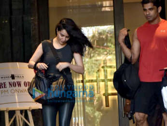 Shraddha Kapoor snapped outside the gym