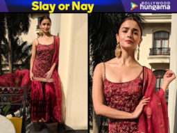 Slay or Nay: Alia Bhatt in Sabyasachi for the Kolkata Film Festival