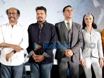 Snapped: Rajinikanth and Akshay Kumar at 2.0 trailer launch