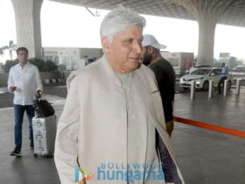 Soha Ali Khan, Arjun Rampal and Javed Akhtar snapped at the airport