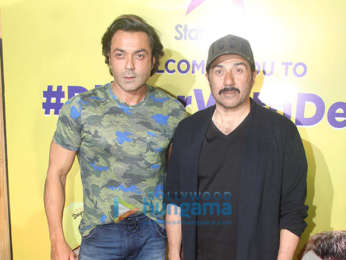 Sunny Deol and Bobby Deol snapped at Hoot in Juhu