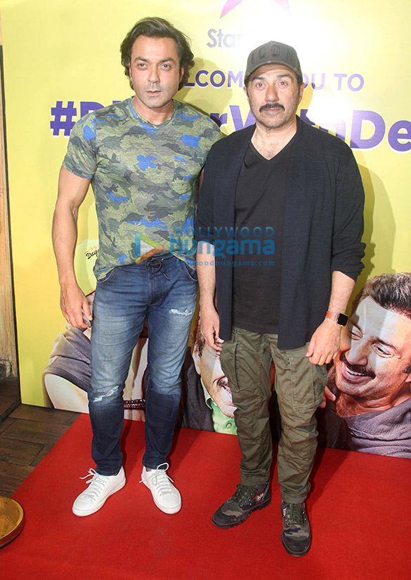 sunny deol and bobby deol snapped at hoot in juhu 2