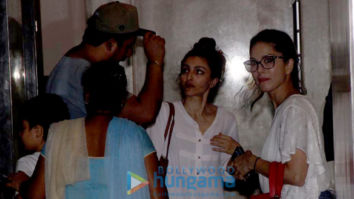Sunny Leone, Rannvijay Singh spotted at Soha Ali Khan’s residence