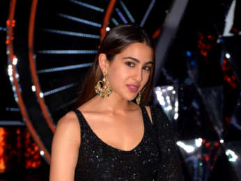 Sushant Singh Rajput and Sara Ali Khan snapped on sets of Indian Idol promoting their film Kedarnath