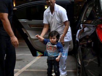 Taimur Ali Khan and Inaaya Naumi Kemmu spotted at play school