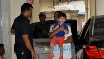 Taimur Ali Khan spotted at his playschool